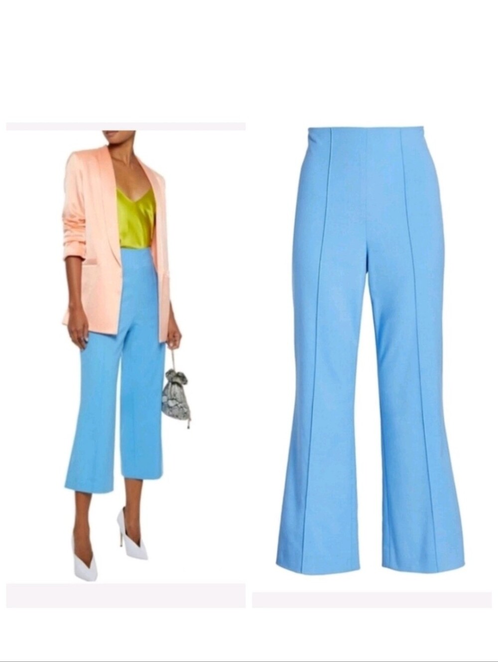Alice + Olivia Lorinda Super High-Waist Ankle Pant Size 6